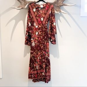 BOHO Kimono Dress / Duster 🤎🧡
